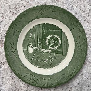Colonial Homestead by Royal circa 1750 salad plate